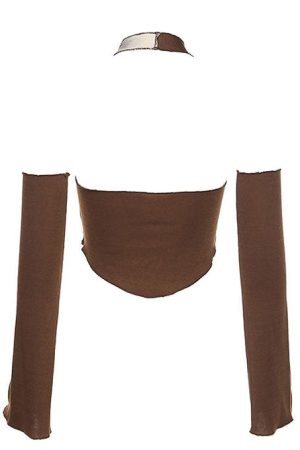 Cute Everyday Outfits, Outfit Inspo Casual Fairycore Halter Top & Gloves Set