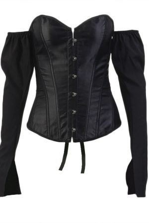 Cute Everyday Outfits, Outfit Inspo Casual Fairycore Long Sleeve Corset Top