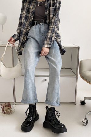 Cute Everyday Outfits, Outfit Inspo Casual Fall Aesthetic Lacquered Lace Up Boots