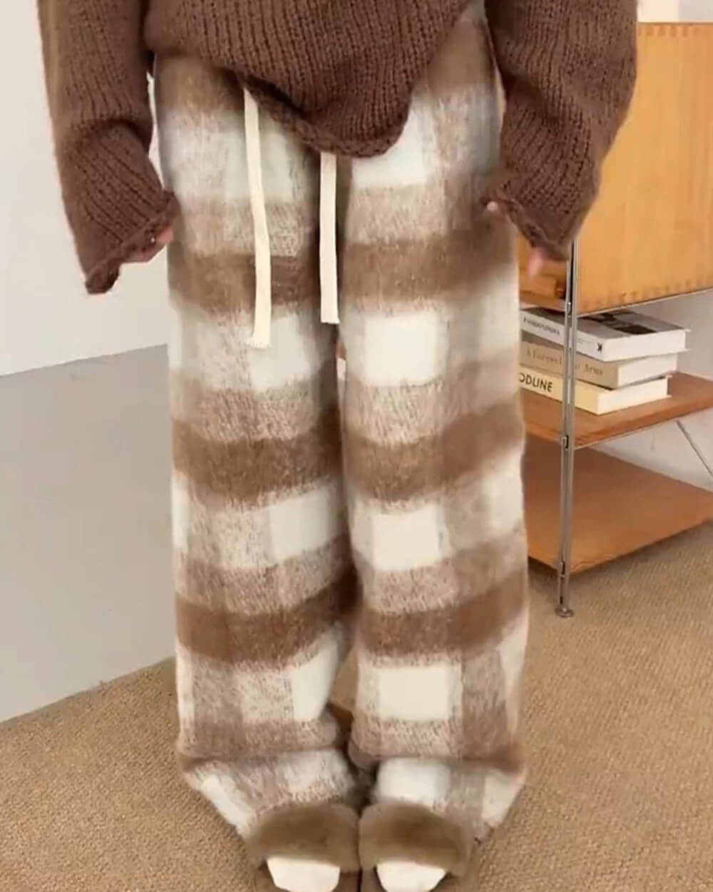 Cute Everyday Outfits, Outfit Inspo Casual Fall Feels Cozy Plaid Trousers Cute Everyday Outfits, Outfit Inspo Casual Fall Feels Cozy Plaid Trousers