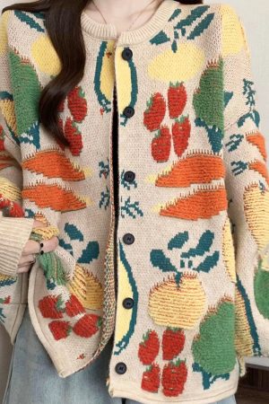 Cute Everyday Outfits, Outfit Inspo Casual Farmers Market Aesthetic Cardigan