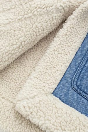 Cute Everyday Outfits, Outfit Inspo Casual Faux Sherpa Lined Denim Vest