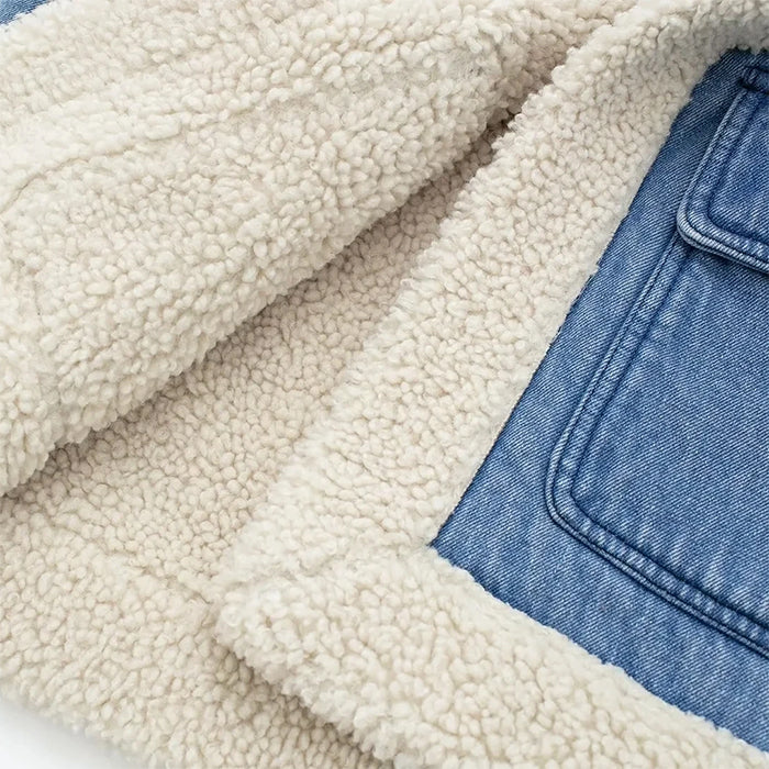 Cute Everyday Outfits, Outfit Inspo Casual Faux Sherpa Lined Denim Vest Cute Everyday Outfits, Outfit Inspo Casual Faux Sherpa Lined Denim Vest