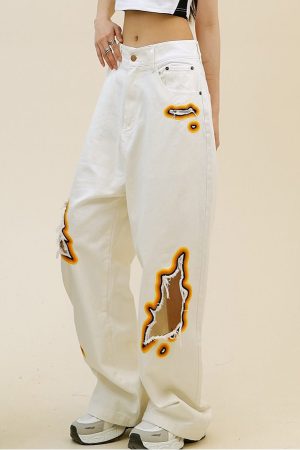 Cute Everyday Outfits, Outfit Inspo Casual Feel The Burn Cut-Out Jeans