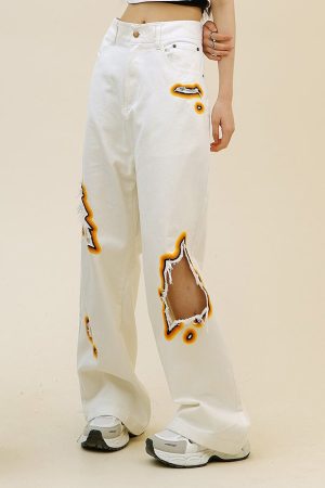 Cute Everyday Outfits, Outfit Inspo Casual Feel The Burn Cut-Out Jeans