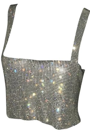 Cute Everyday Outfits, Outfit Inspo Casual Feelin' So Icy Rhinestone Top