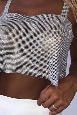 Cute Everyday Outfits, Outfit Inspo Casual Feelin' So Icy Rhinestone Top