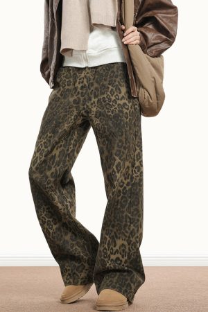 Cute Everyday Outfits, Outfit Inspo Casual Ferocious Fancy Leopard Print Jeans