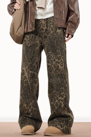 Cute Everyday Outfits, Outfit Inspo Casual Ferocious Fancy Leopard Print Jeans