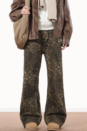 Cute Everyday Outfits, Outfit Inspo Casual Ferocious Fancy Leopard Print Jeans