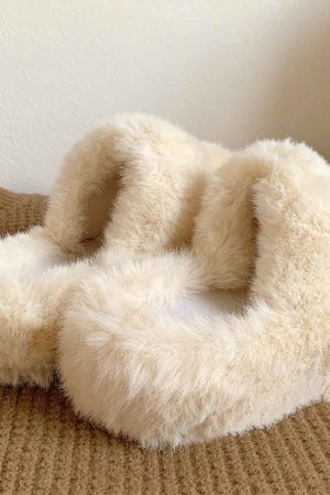 Cute Everyday Outfits, Outfit Inspo Casual Fluffy Platform Slippers