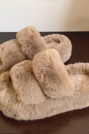 Cute Everyday Outfits, Outfit Inspo Casual Fluffy Platform Slippers