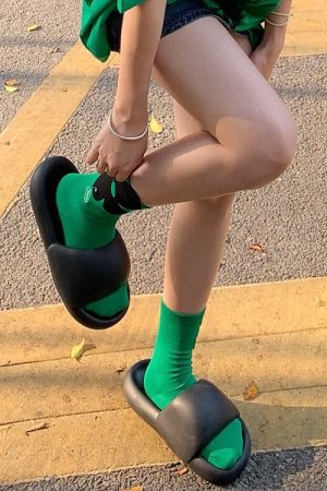 Cute Everyday Outfits, Outfit Inspo Casual Foam Street Slippers