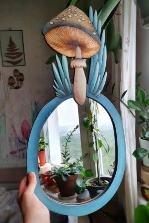 Cute Everyday Outfits, Outfit Inspo Casual Forest Mushroom Wooden Mirror