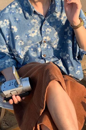 Cute Everyday Outfits, Outfit Inspo Casual Forget-me-Not Denim Shirt