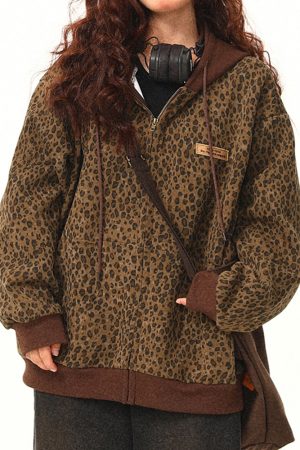 Cute Everyday Outfits, Outfit Inspo Casual Found Leopard Oversized Hoodie