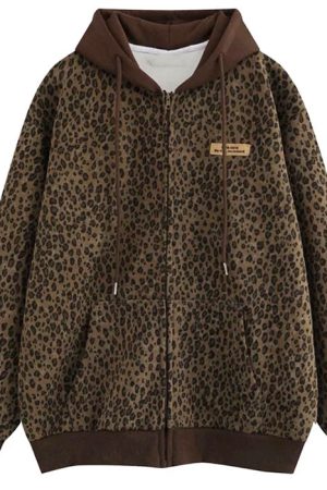 Cute Everyday Outfits, Outfit Inspo Casual Found Leopard Oversized Hoodie