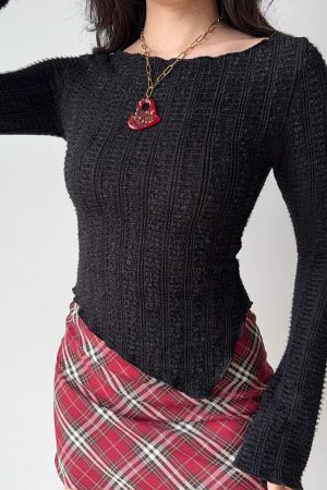 Cute Everyday Outfits, Outfit Inspo Casual Frazzled English Woman Asymmetrical Knit Top