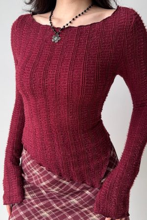 Cute Everyday Outfits, Outfit Inspo Casual Frazzled English Woman Asymmetrical Knit Top