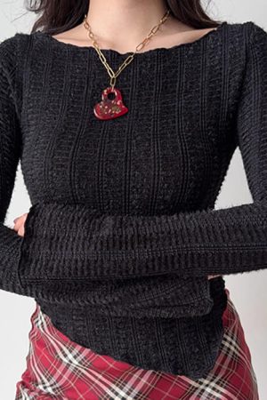 Cute Everyday Outfits, Outfit Inspo Casual Frazzled English Woman Asymmetrical Knit Top