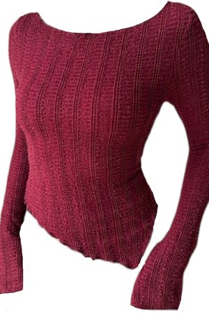 Cute Everyday Outfits, Outfit Inspo Casual Frazzled English Woman Asymmetrical Knit Top