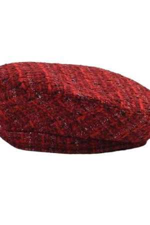 Cute Everyday Outfits, Outfit Inspo Casual French Girl Aesthetic Tweed Beret