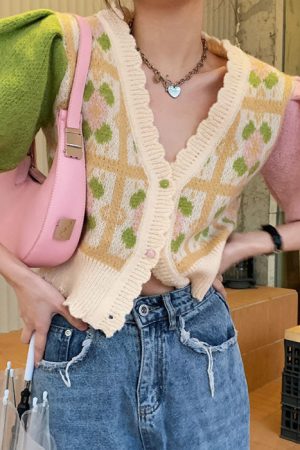 Cute Everyday Outfits, Outfit Inspo Casual French Girl Knit Top