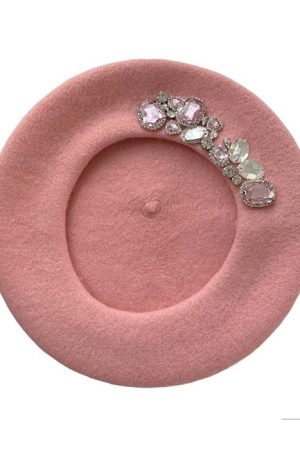 Cute Everyday Outfits, Outfit Inspo Casual French Girl Rhinestone Beret