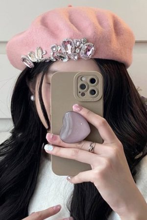 Cute Everyday Outfits, Outfit Inspo Casual French Girl Rhinestone Beret