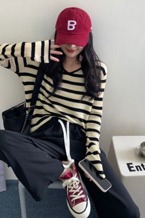 Cute Everyday Outfits, Outfit Inspo Casual French Girl Ribbed Top