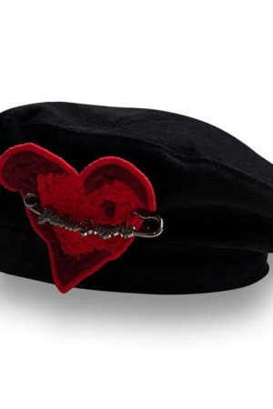 Cute Everyday Outfits, Outfit Inspo Casual French Kiss Heart Beret