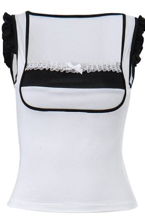 Cute Everyday Outfits, Outfit Inspo Casual French Kiss Ruffle Top