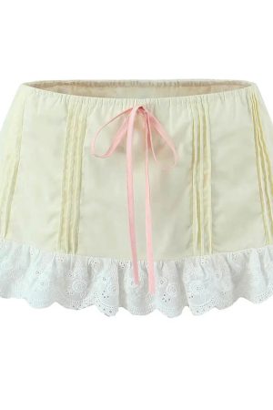 Cute Everyday Outfits, Outfit Inspo Casual French Summer Lace Top & Mini Skirt Co-Ord