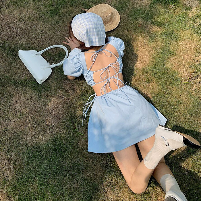 Cute Everyday Outfits, Outfit Inspo Casual French Summer Mini Dress Cute Everyday Outfits, Outfit Inspo Casual French Summer Mini Dress