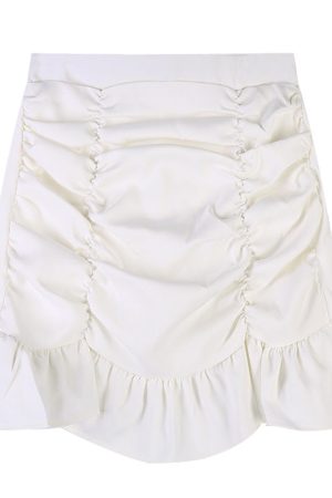 Cute Everyday Outfits, Outfit Inspo Casual French Summer Ruched Mini Skirt