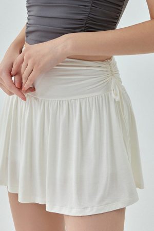 Cute Everyday Outfits, Outfit Inspo Casual French Sun Tennis Skirt in White