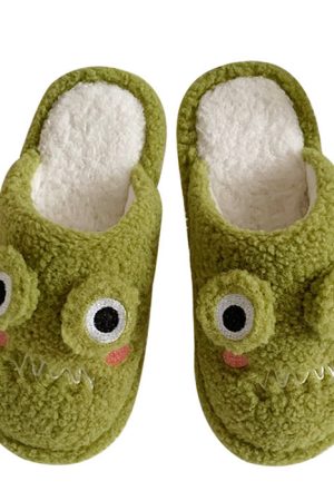 Cute Everyday Outfits, Outfit Inspo Casual Frog Fuzzy Slippers
