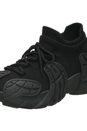 Cute Everyday Outfits, Outfit Inspo Casual Future World Chunky Sneakers in Black