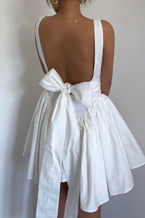 Cute Everyday Outfits, Outfit Inspo Casual Garden Of Envy Back-Tie Milkmaid Dress