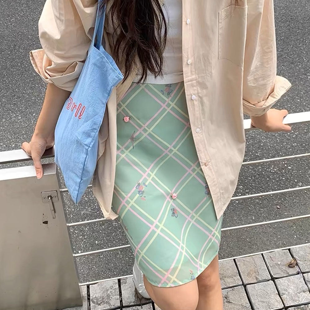 Cute Everyday Outfits, Outfit Inspo Casual Garden Of Envy Mint Green Plaid Skirt Cute Everyday Outfits, Outfit Inspo Casual Garden Of Envy Mint Green Plaid Skirt