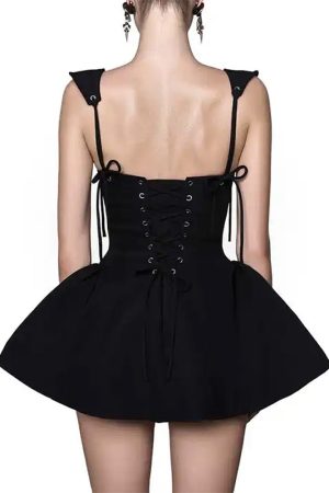 Cute Everyday Outfits, Outfit Inspo Casual Gardens in Bloom Bow-Tie Mini Dress