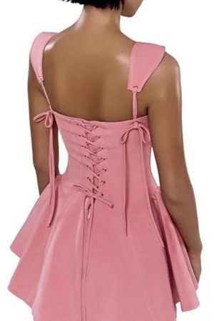 Cute Everyday Outfits, Outfit Inspo Casual Gardens in Bloom Bow-Tie Mini Dress