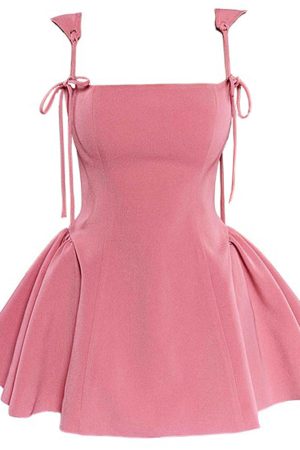 Cute Everyday Outfits, Outfit Inspo Casual Gardens in Bloom Bow-Tie Mini Dress