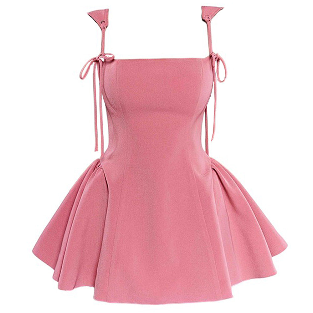 Cute Everyday Outfits, Outfit Inspo Casual Gardens in Bloom Bow-Tie Mini Dress Cute Everyday Outfits, Outfit Inspo Casual Gardens in Bloom Bow-Tie Mini Dress