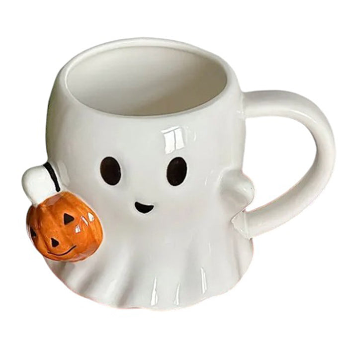 Cute Everyday Outfits, Outfit Inspo Casual Ghost with Pumpkin Ceramic Mug
