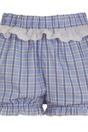 Cute Everyday Outfits, Outfit Inspo Casual Gingham Frill Trim Shorts