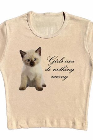 Cute Everyday Outfits, Outfit Inspo Casual Girls Can Do Nothing Wrong Baby Tee