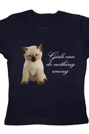 Cute Everyday Outfits, Outfit Inspo Casual Girls Can Do Nothing Wrong Baby Tee