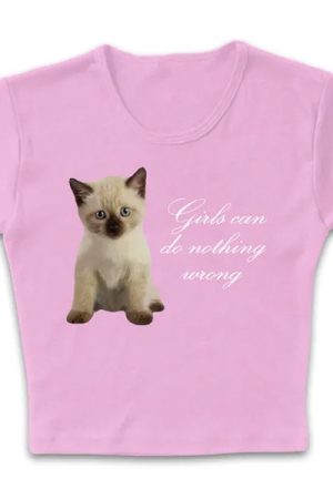 Cute Everyday Outfits, Outfit Inspo Casual Girls Can Do Nothing Wrong Baby Tee