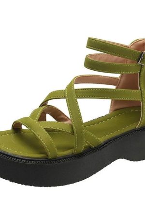 Cute Everyday Outfits, Outfit Inspo Casual Goblincore Platform Sandals